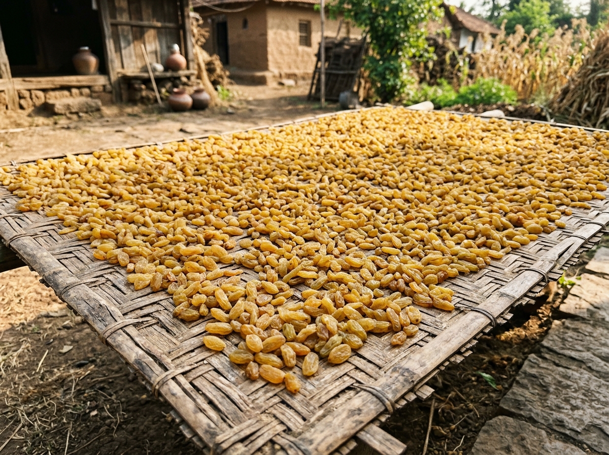 Golden Tasgaon Raisins (Bedana)